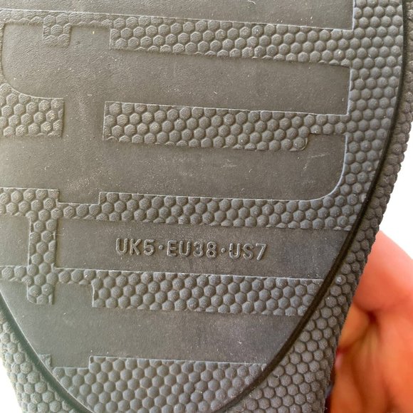 Fitflop Superballerina Navy Patent Leather Slip On Comfort Shoes Womens 7 - Picture 8 of 8